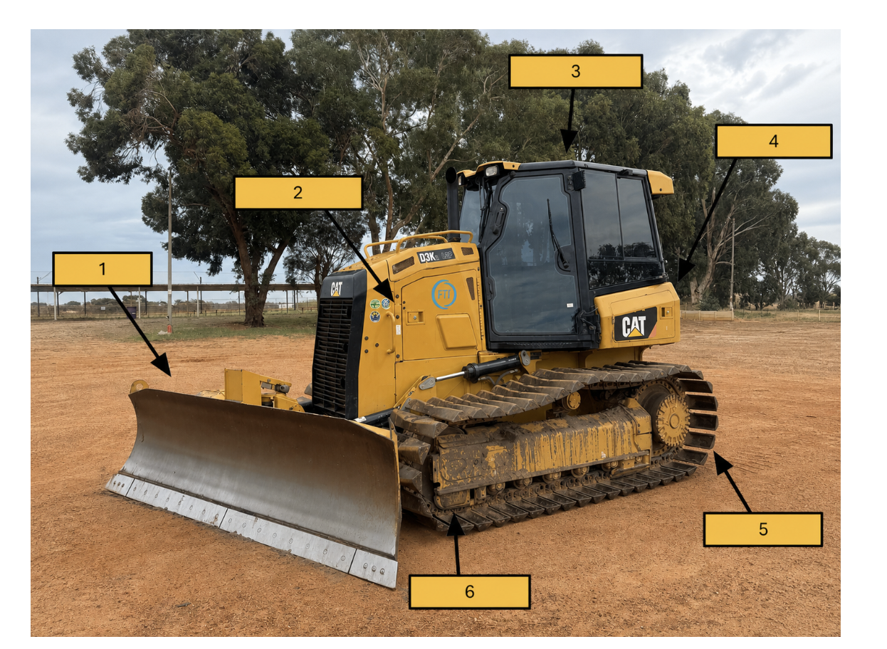 Conduct civil construction dozer operations